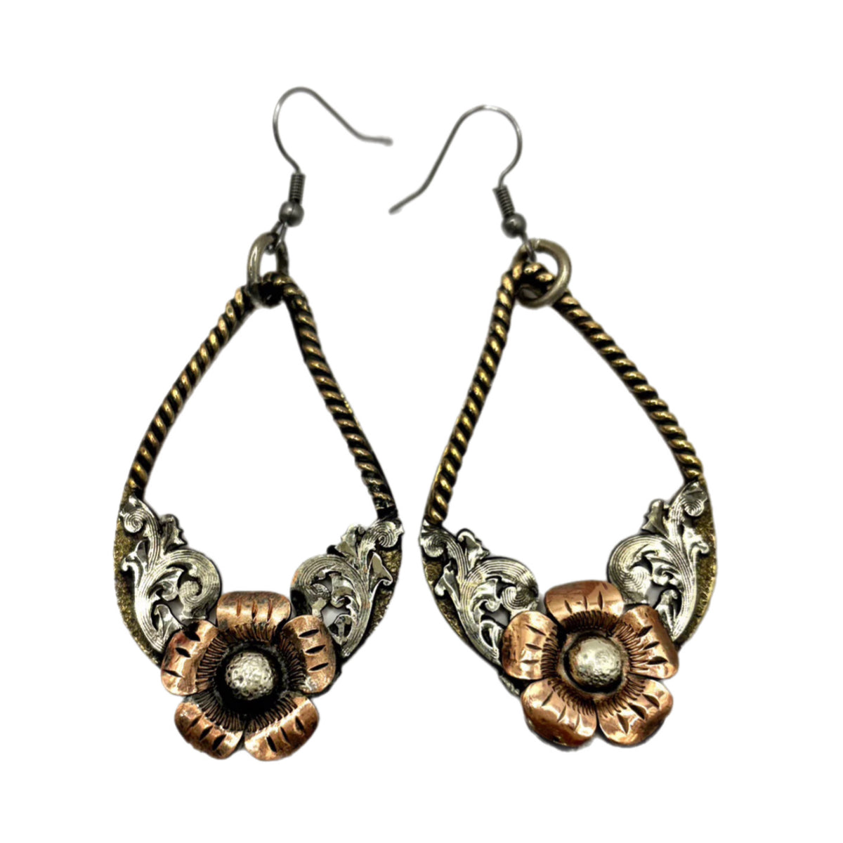 Whitney Triangle Beaded Earrings