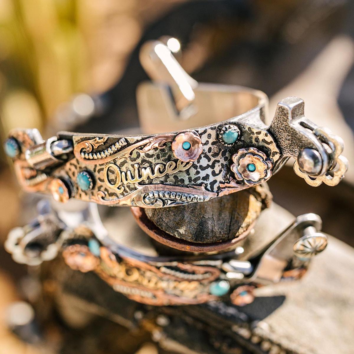 PasoRoblesphotographer-wickenburgaz-customsilver-TheRowdyRose-shelbycaitlinphotography-customspurs-rodeoquincee