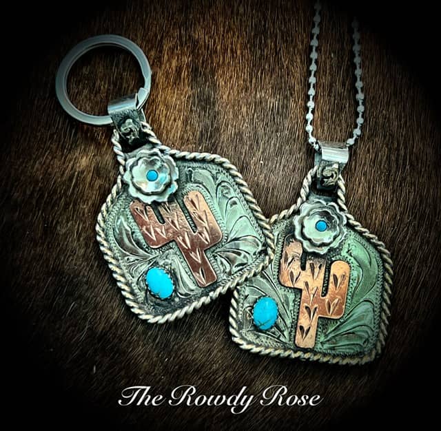 Personalized Cow Tag Name Necklace Boho Turquoise Gemstone South Western  Dainty Silver Jewelry Custom Initial Letter Women Girl Pendant Gift - Etsy  | Handmade jewelry gift, Western necklaces, Equestrian jewelry